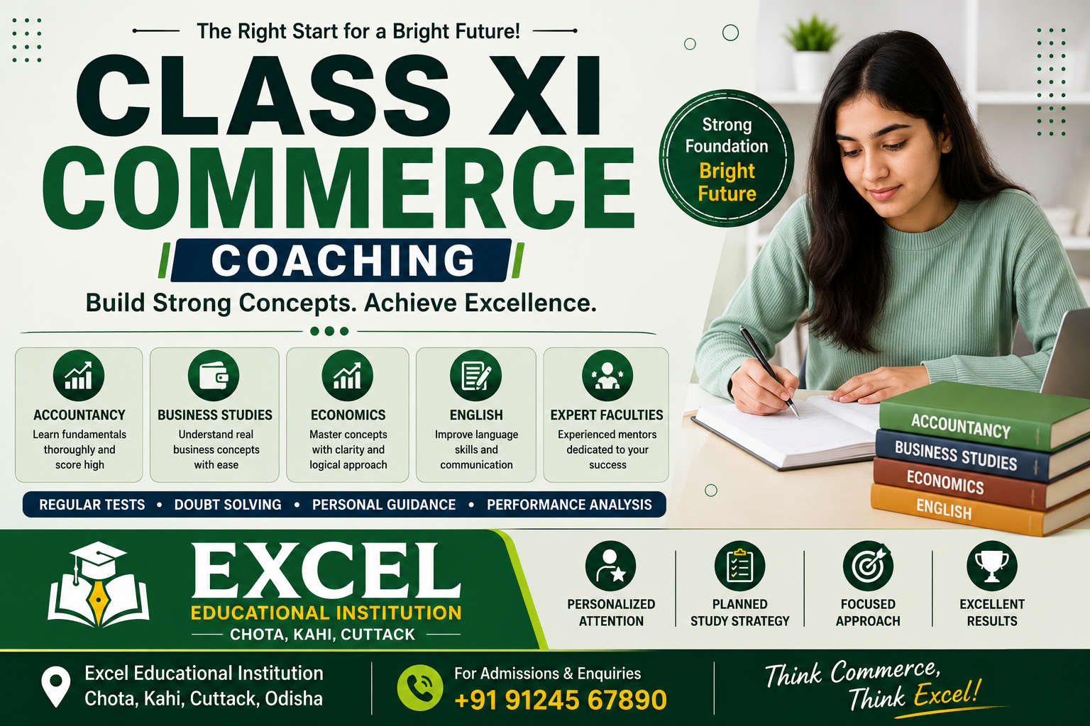 Class XI Commerce Coaching Classes | Excel Educational Institution